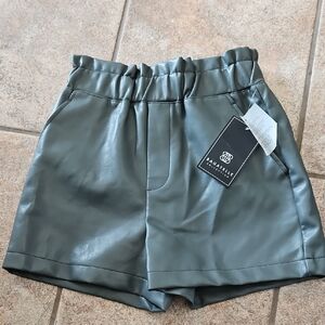 Bagatelle Collection Leather Shorts Size XS NWT